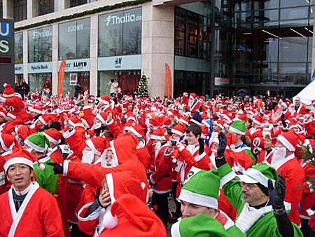 Weihnachtsmann-Lauf Hamburg